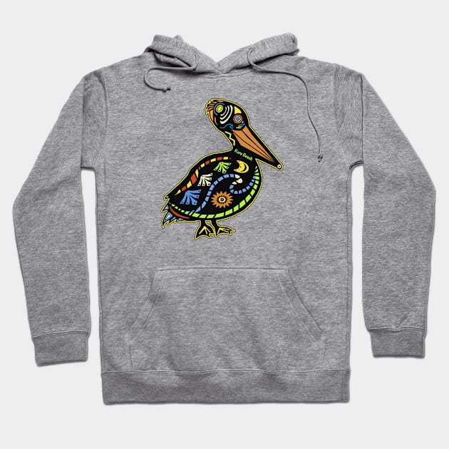 Kure Beach Pelican Hoodie by Trent Tides